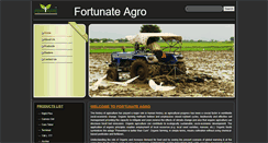Desktop Screenshot of fortunateagro.com